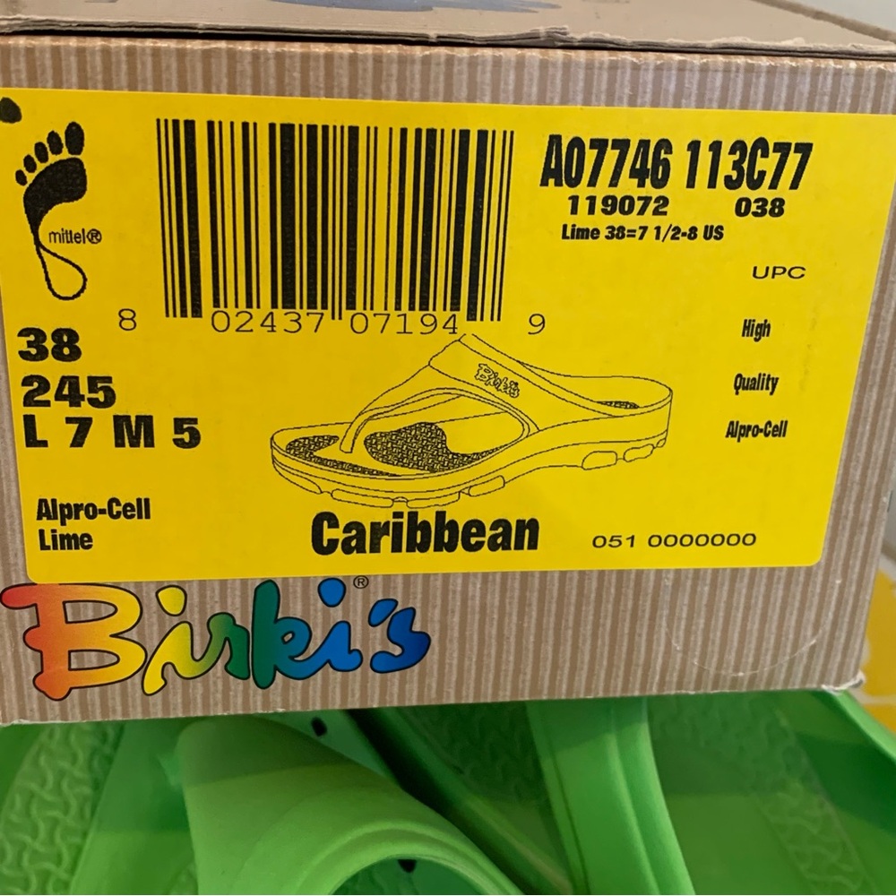 Birkenstock Birki’s Caribbean Sandals Size 38 - Unisex - Picture 10 of 10